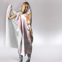 Japanese Kawaii Sushi Hooded Blanket Pink Wagara Palaka This Is How I Roll LT9 - Polynesian Pride