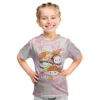 Personalized Japanese Kawaii Sushi Kid T Shirt Pink Wagara Palaka This Is How I Roll LT9 Pink - Polynesian Pride