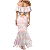 Personalized Japanese Kawaii Sushi Mermaid Dress Pink Wagara Palaka This Is How I Roll LT9 - Polynesian Pride
