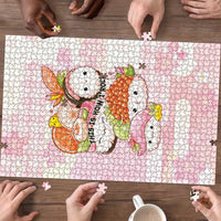 Japanese Kawaii Sushi Puzzle Pink Wagara Palaka This Is How I Roll LT9 - Polynesian Pride
