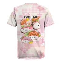 Personalized Japanese Kawaii Sushi Rugby Jersey Pink Wagara Palaka This Is How I Roll LT9 - Polynesian Pride