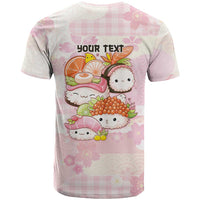 Personalized Japanese Kawaii Sushi T Shirt Pink Wagara Palaka This Is How I Roll LT9 - Polynesian Pride