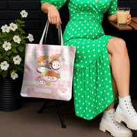 Japanese Kawaii Sushi Tote Bag Pink Wagara Palaka This Is How I Roll LT9 - Polynesian Pride