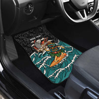 Personalized Japanese Koi Fish Ramen Car Mats Tiki Surfing Wagara Hibiscus Pattern LT9 - Polynesian Pride