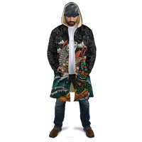 Personalized Japanese Koi Fish Ramen Cloak Tiki Surfing Wagara Hibiscus Pattern LT9 - Polynesian Pride