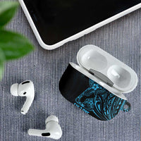 Blue Guam Latte Stone Tribal Tattoo AirPods Case Hafa Adai Six 7 One LT9 - Polynesian Pride