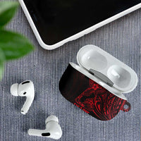 Oxblood Guam Latte Stone Tribal Tattoo AirPods Case Hafa Adai Six 7 One LT9 - Polynesian Pride
