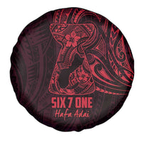 Oxblood Guam Latte Stone Tribal Tattoo Spare Tire Cover Hafa Adai Six 7 One