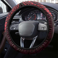 Oxblood Guam Latte Stone Tribal Tattoo Steering Wheel Cover Hafa Adai Six 7 One