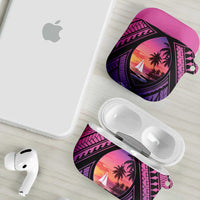 Guam Chamorro Artsy AirPods Case Guahan Sunset Beach LT9 - Polynesian Pride