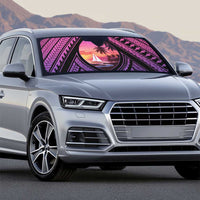 Guam Chamorro Artsy Auto Sun Shade Guahan Sunset Beach - Polynesian Pride