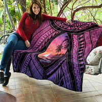 Guam Chamorro Artsy Quilt Guahan Sunset Beach