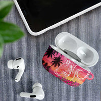 Guam Latte Stone with Map AirPods Case Bougainvillea Beach Sunset LT9 - Polynesian Pride