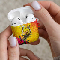 Papua New Guinea Cultural Tropical Flowers AirPods Case - Polynesian Pride