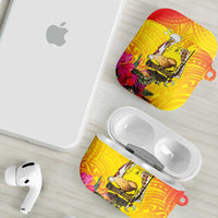Papua New Guinea Cultural Tropical Flowers AirPods Case - Polynesian Pride