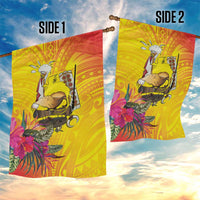 Papua New Guinea Cultural Tropical Flowers Garden Flag LT9 - Polynesian Pride