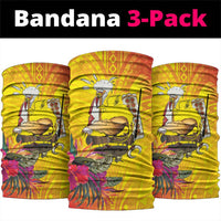 Papua New Guinea Cultural Tropical Flowers Neck Gaiter - Polynesian Pride