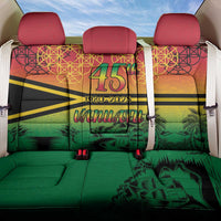 Hapi 45th Indipendens Dei Vanuatu Back Car Seat Cover Yumi 1980 with Vanuatuan Beach Landscape