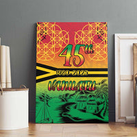 Hapi 45th Indipendens Dei Vanuatu Canvas Wall Art Yumi 1980 with Vanuatuan Beach Landscape