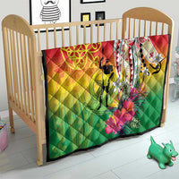 Vanuatu 45th Anniversary Quilt Polynesian with Sand Drawing Pattern