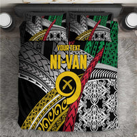 Vanuatu Proud to be Ni-van Personalised Bedding Set with Mutis En Atan Patterns