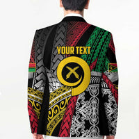 Vanuatu Proud to be Ni-van Personalised Blazer with Mutis En Atan Patterns LT9 - Polynesian Pride