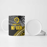 Vanuatu Proud to be Ni-van Personalised Ceramic Mug with Mutis En Atan Patterns LT9 - Polynesian Pride
