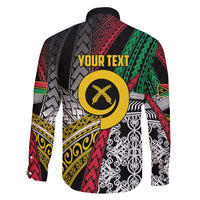 Vanuatu Proud to be Ni-van Personalised Family Matching Off Shoulder Short Dress and Hawaiian Shirt with Mutis En Atan Patterns