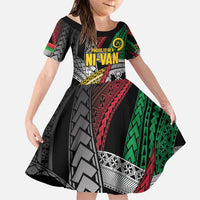 Vanuatu Proud to be Ni-van Personalised Family Matching Puletasi and Hawaiian Shirt with Mutis En Atan Patterns