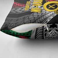 Vanuatu Proud to be Ni-van Personalised Pillow Cover with Mutis En Atan Patterns - Polynesian Pride