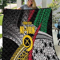 Vanuatu Proud to be Ni-van Personalised Quilt with Mutis En Atan Patterns