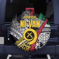 Vanuatu Proud to be Ni-van Personalised Spare Tire Cover with Mutis En Atan Patterns