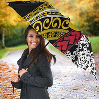 Vanuatu Proud to be Ni-van Personalised Umbrella with Mutis En Atan Patterns - Polynesian Pride