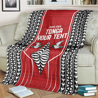 Custom Tonga Rugby Blanket Mate Maa Kupesi Style LT9 - Polynesian Pride