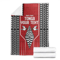 Custom Tonga Rugby Blanket Mate Maa Kupesi Style LT9 - Polynesian Pride
