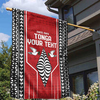 Custom Tonga Rugby Garden Flag Mate Maa Kupesi Style LT9 - Polynesian Pride