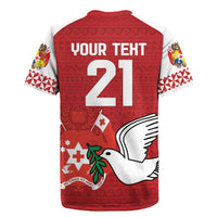 Custom Tonga Rugby Rugby Jersey Mate Maa Kupesi Style LT9 - Polynesian Pride