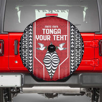 Custom Tonga Rugby Spare Tire Cover Mate Maa Kupesi Style LT9 - Polynesian Pride