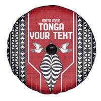 Custom Tonga Rugby Spare Tire Cover Mate Maa Kupesi Style LT9 - Polynesian Pride