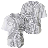 American Samoa White Sunday Baseball Jersey Polynesian Lotu Tamaiti - Polynesian Pride