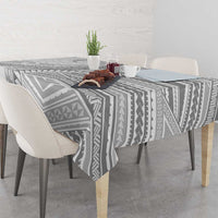 American Samoa White Sunday Tablecloth Polynesian Lotu Tamaiti - Polynesian Pride