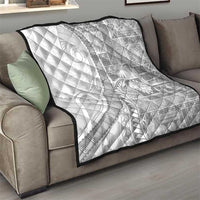 Samoa Siapo White Sunday Quilt Lotu Tamaiti Polynesian White Pattern - Polynesian Pride