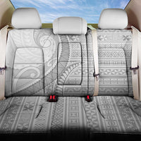 Tokelau White Sunday Back Car Seat Cover Lotu Tamaiti Ngatu Tokelau Feletoa Manulua - Polynesian Pride