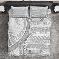 Tokelau White Sunday Bedding Set Lotu Tamaiti Ngatu Tokelau Feletoa Manulua - Polynesian Pride