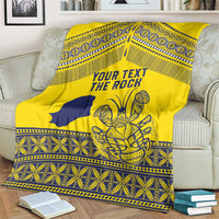 Niue Crab Personalised Blanket Niuean Hiapo Pattern - Polynesian Pride