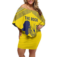 Niue Crab Personalised Family Matching Off Shoulder Short Dress and Hawaiian Shirt Niuean Hiapo Pattern - Polynesian Pride