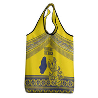 Niue Crab Personalised Grocery Bag Niuean Hiapo Pattern LT9 - Polynesian Pride