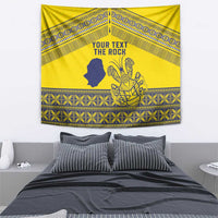Niue Crab Personalised Tapestry Niuean Hiapo Pattern - Polynesian Pride