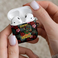 Hawaii Tiki Surfing AirPods Case Mele Kalikimaka i Iulai! LT9 - Polynesian Pride