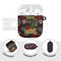 Hawaii Tiki Surfing AirPods Case Mele Kalikimaka i Iulai! LT9 - Polynesian Pride